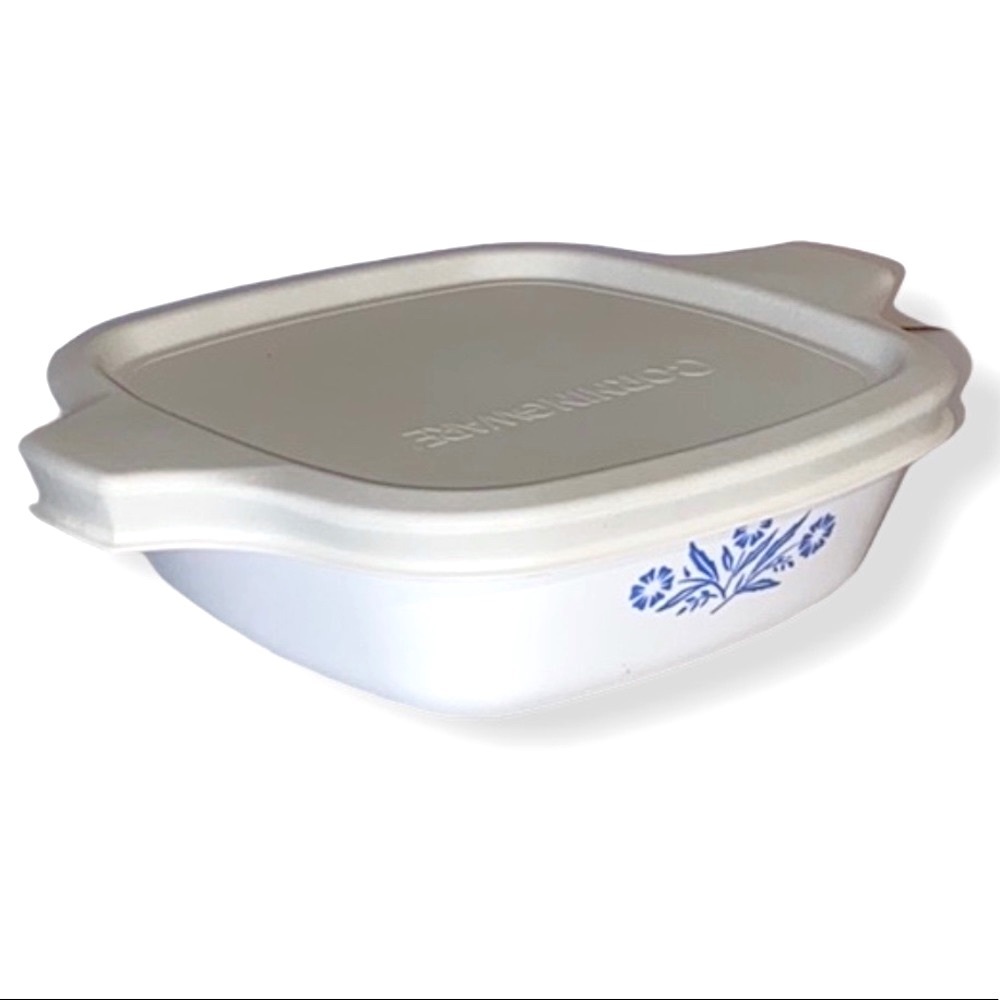 VTG Petite Pan Corning Ware | Cornflower with Lid Cover